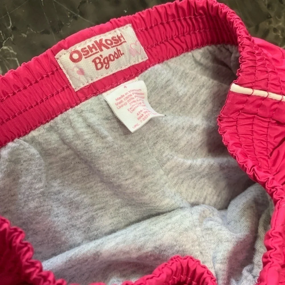 OSHKOSH B’gosh Girls size 4 Athletic pants pink